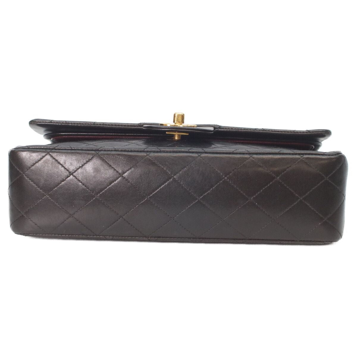 Chanel Black Lambskin Gold Quilted 25 Shoulder — view 5