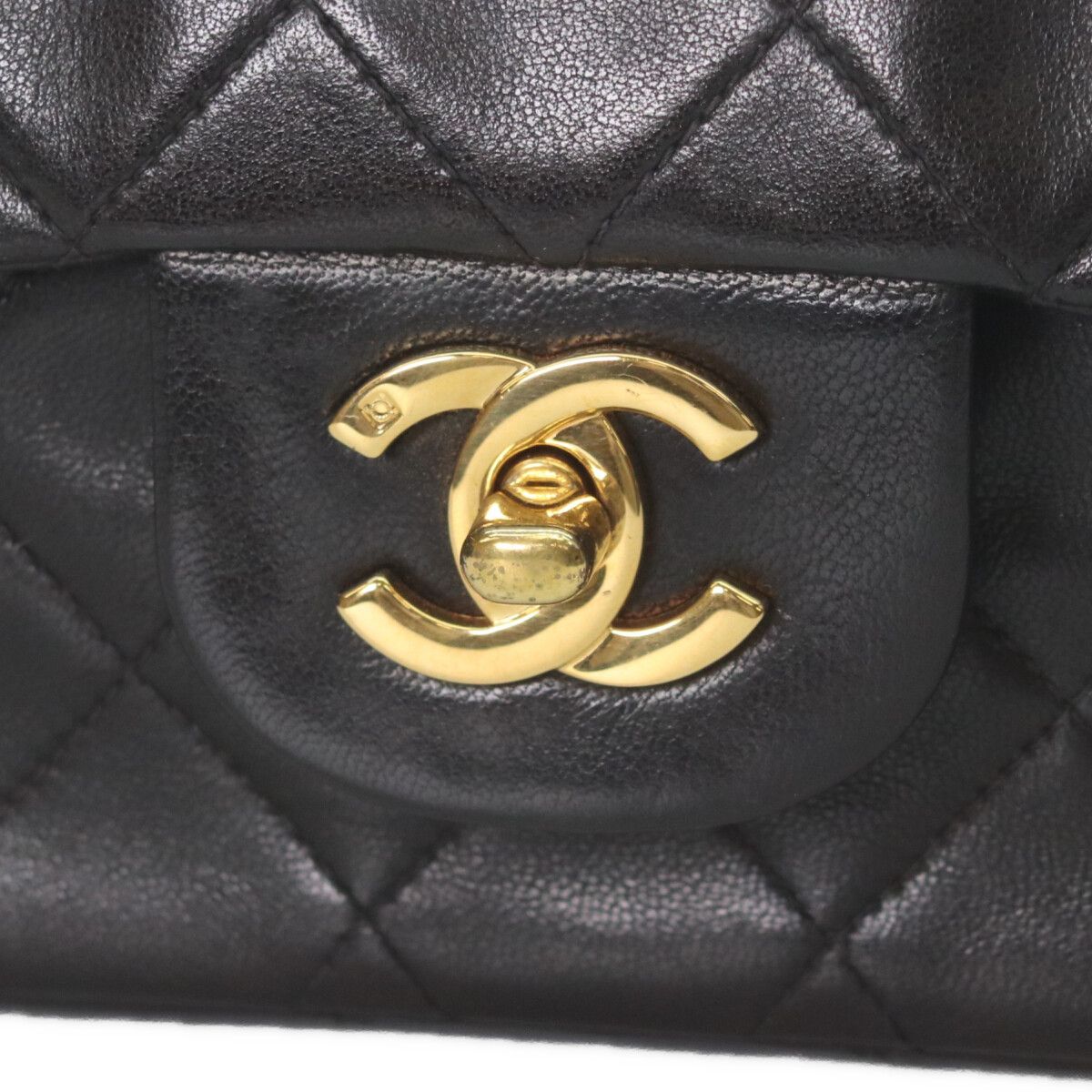 Chanel Black Lambskin Gold Quilted 25 Shoulder — view 6