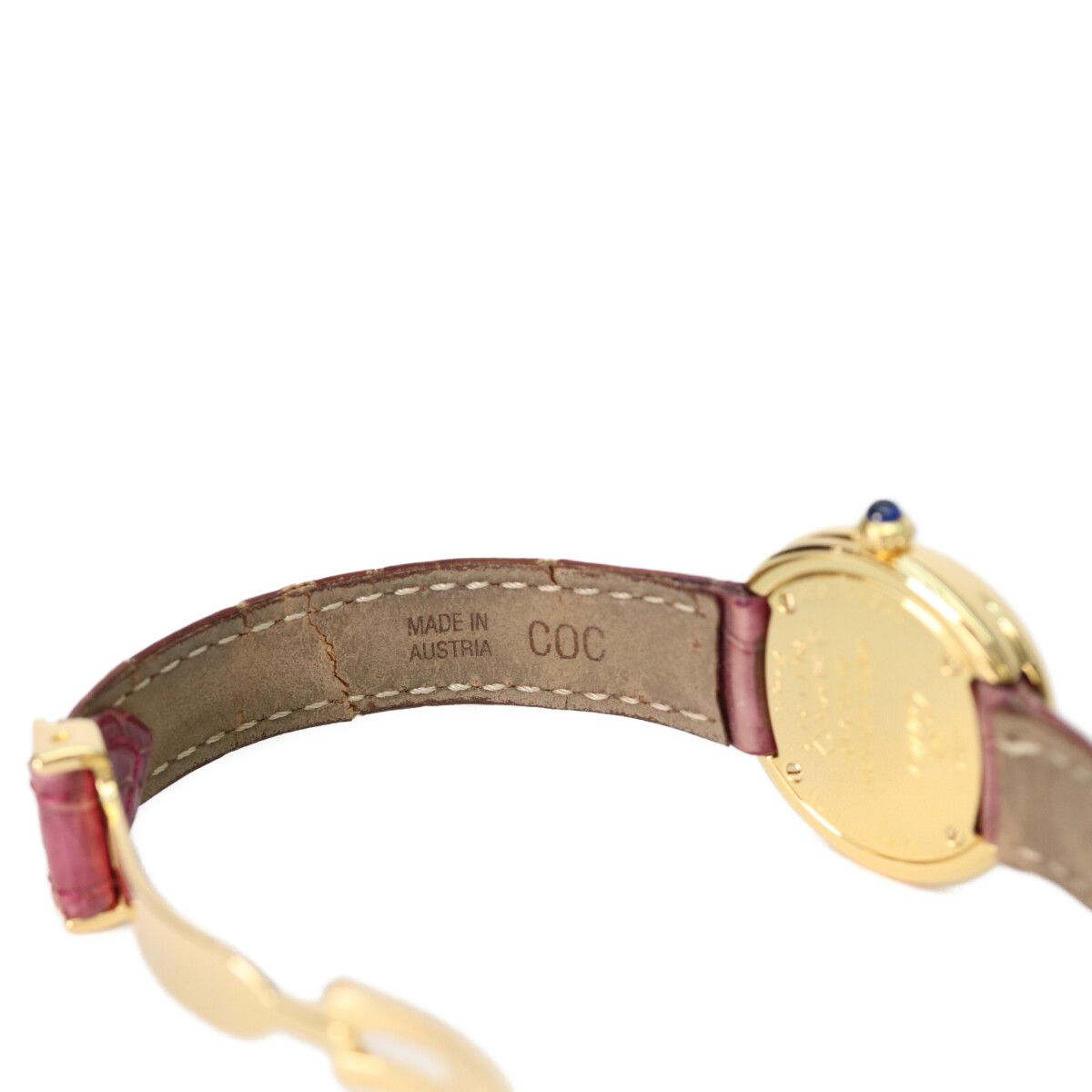 Cartier 925 Must Trinity Vermeil SM Side White Dial Quartz — view 8
