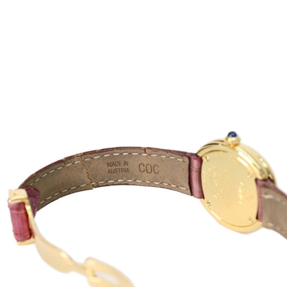 Cartier 925 Must Trinity Vermeil SM Side White Dial Quartz — view 8