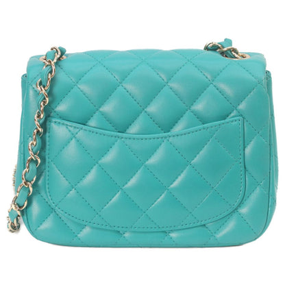 Chanel 23 Emeraldgreen Rum Gold Mini Quilted 17 Shoulder — view 3