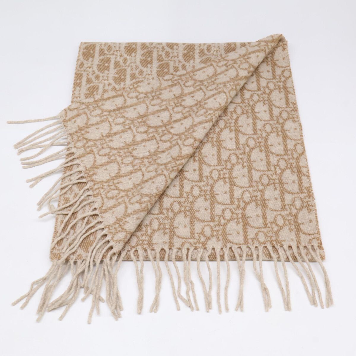 Dior Trotter Cashmere Wool Scarf — view 4