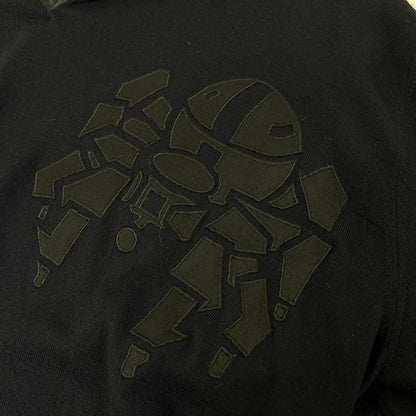 Hermes Navy Robot L S Knit Polo Sweater — view 7