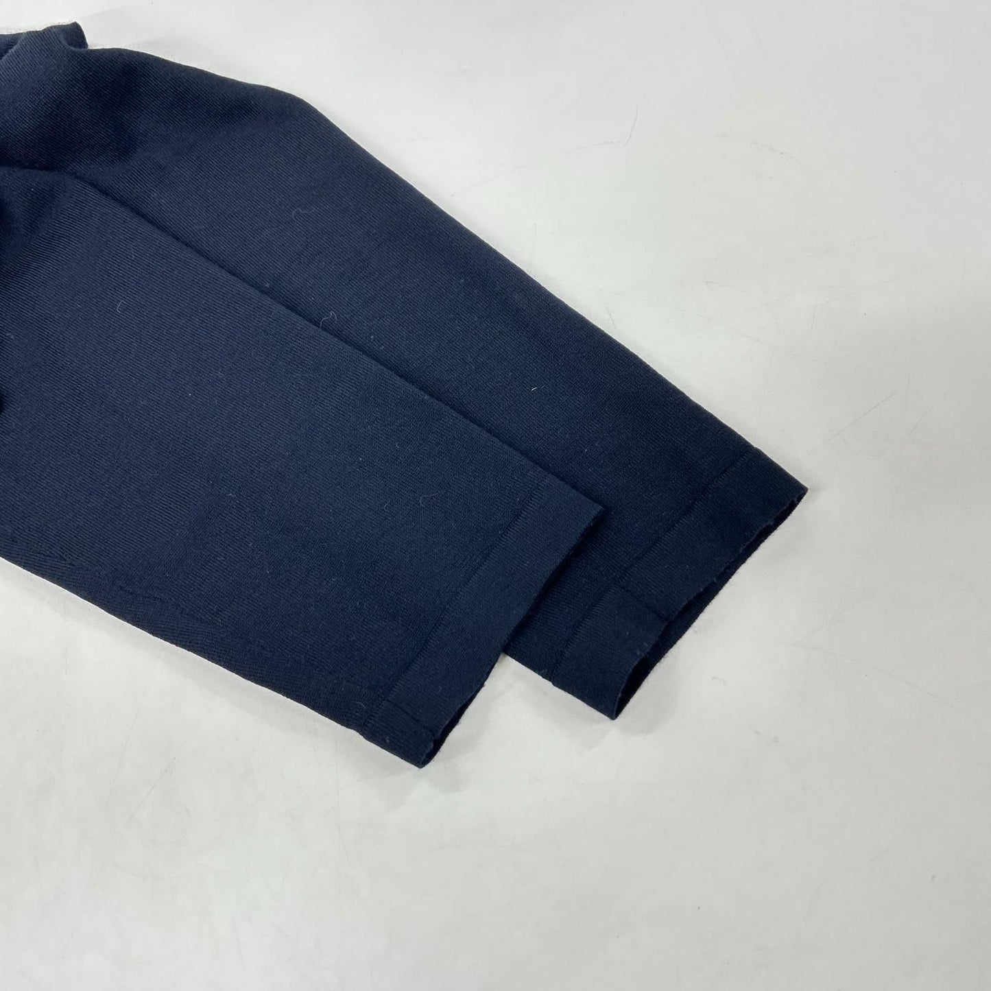 Hermes Navy Robot L S Knit Polo Sweater — view 6