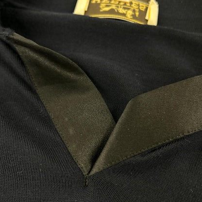Hermes Navy Robot L S Knit Polo Sweater — view 8