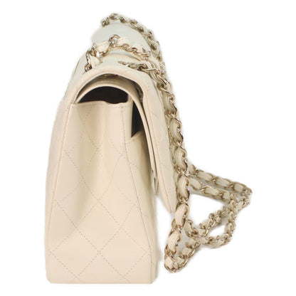 Chanel Ivory Caviar Gold Double Flap Maxi Quilted 30 — view 6