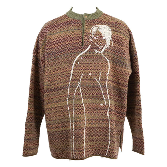 Loewe Wool Embroidery Sweater Knit