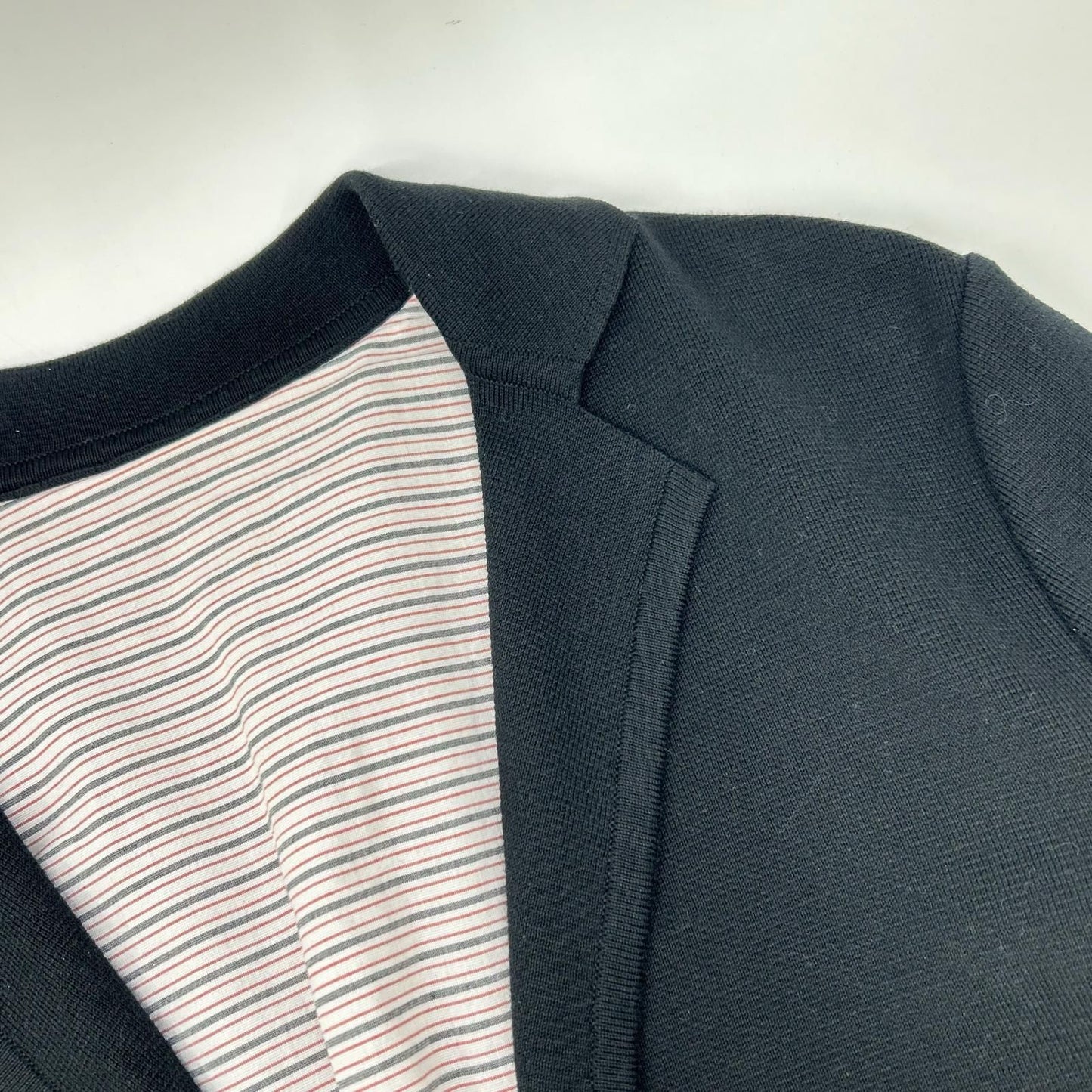 Louis Vuitton Black Cotton Leather Pocket Singletailored Jacket — view 7