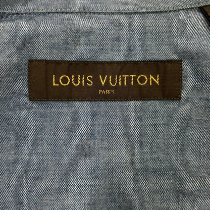 Louis Vuitton Dkx Blue Cotton Wool Silver backprintlong Sleeveshirt T-Shirt — view 4