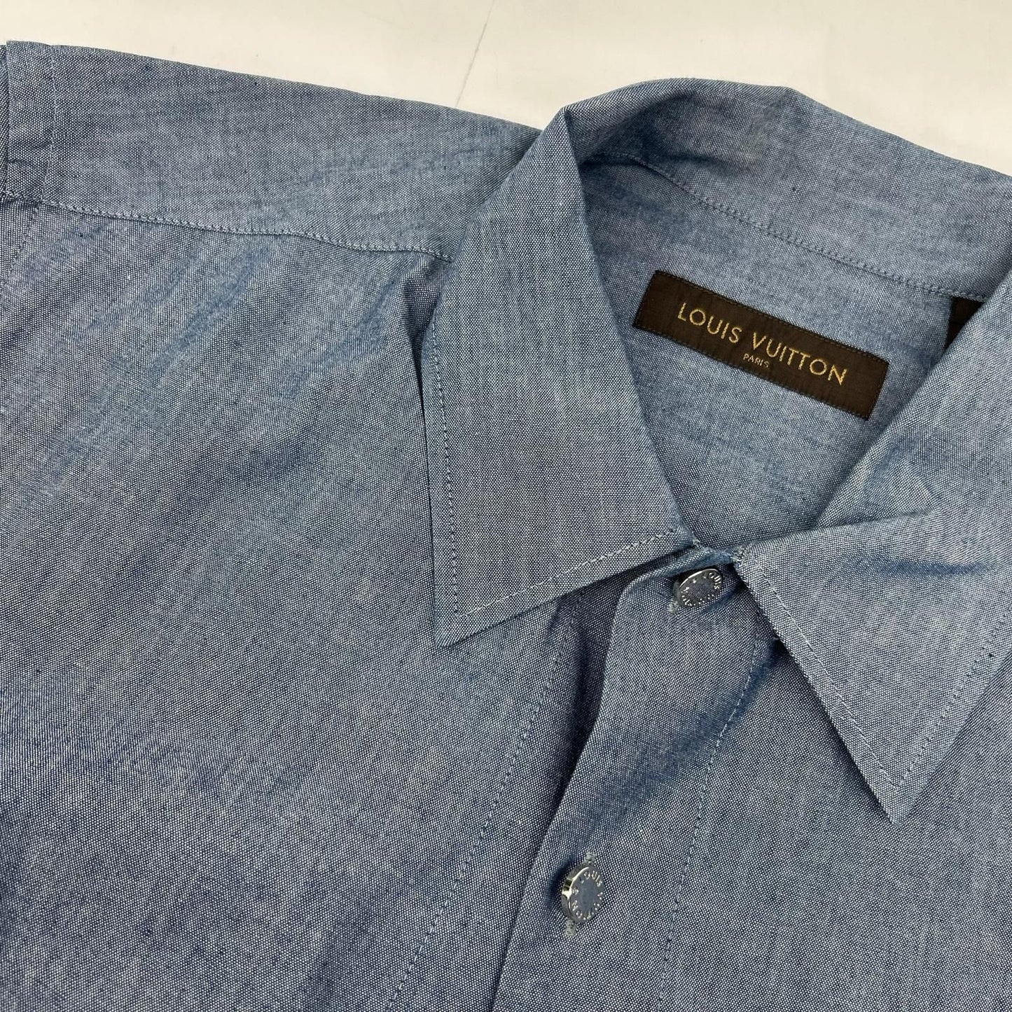 Louis Vuitton Dkx Blue Cotton Wool Silver backprintlong Sleeveshirt T-Shirt — view 8