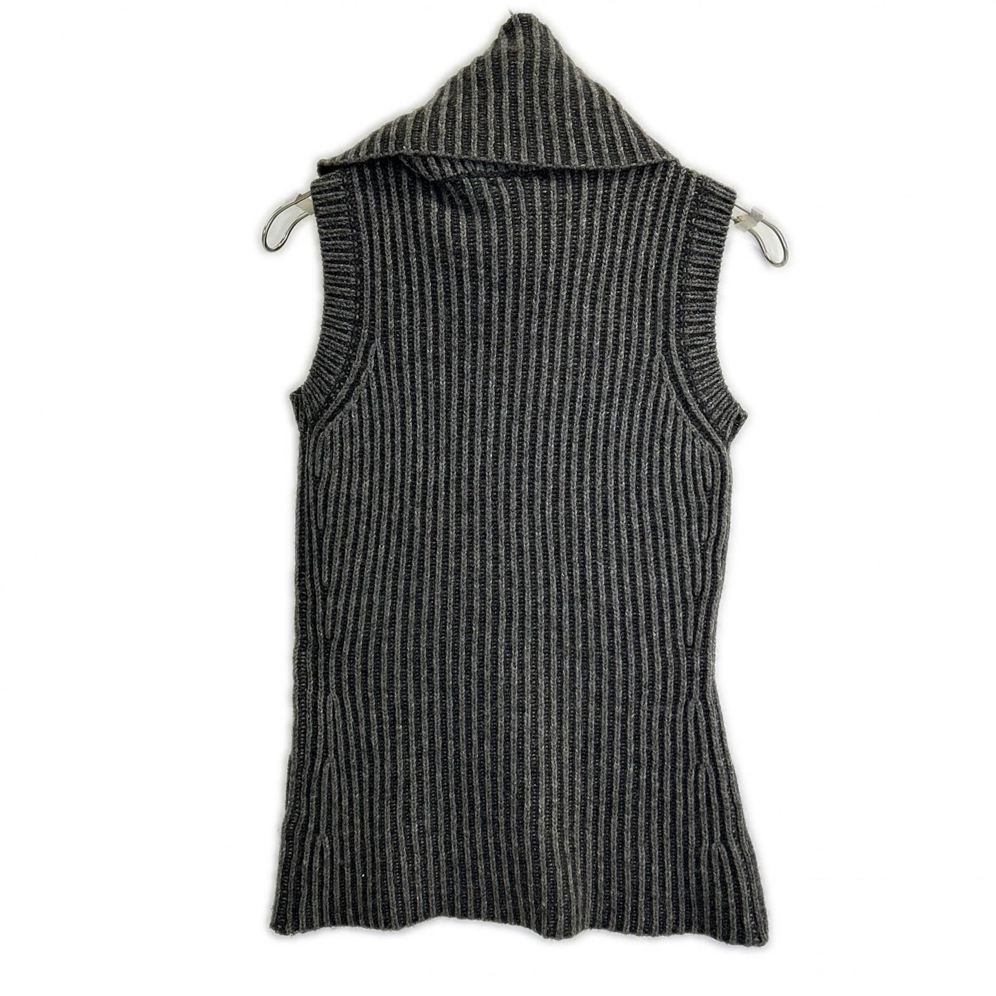 Gucci Gray Sleeveless Knit Sweater — view 2