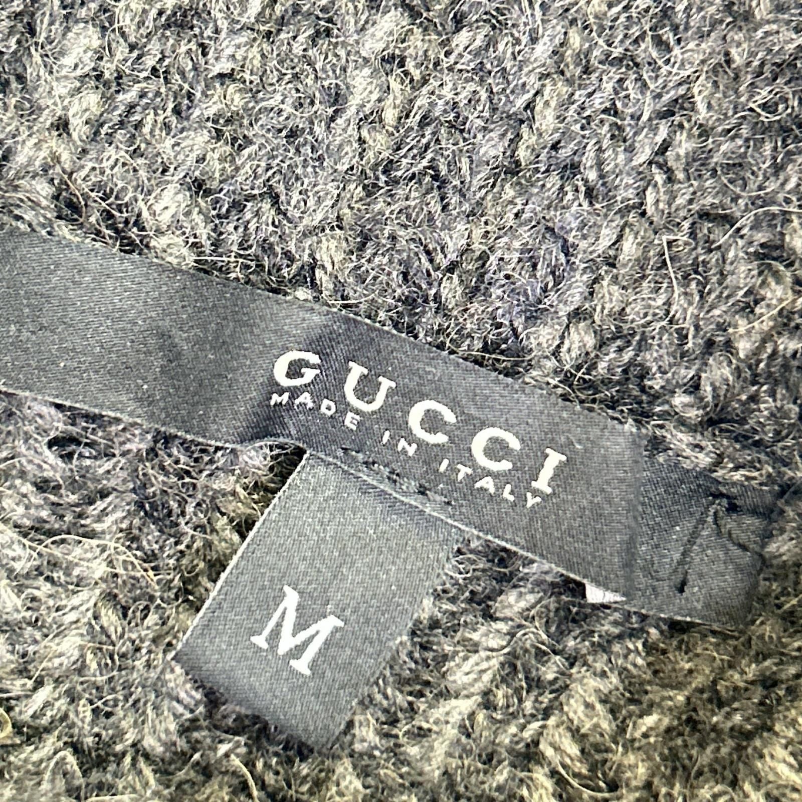 Gucci Gray Sleeveless Knit Sweater — view 3