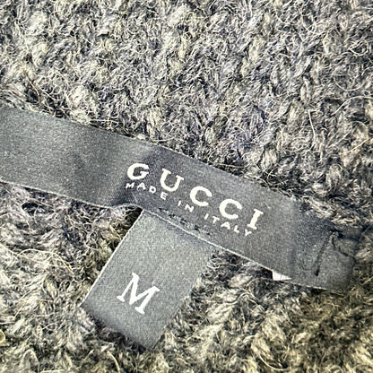 Gucci Gray Sleeveless Knit Sweater — view 3