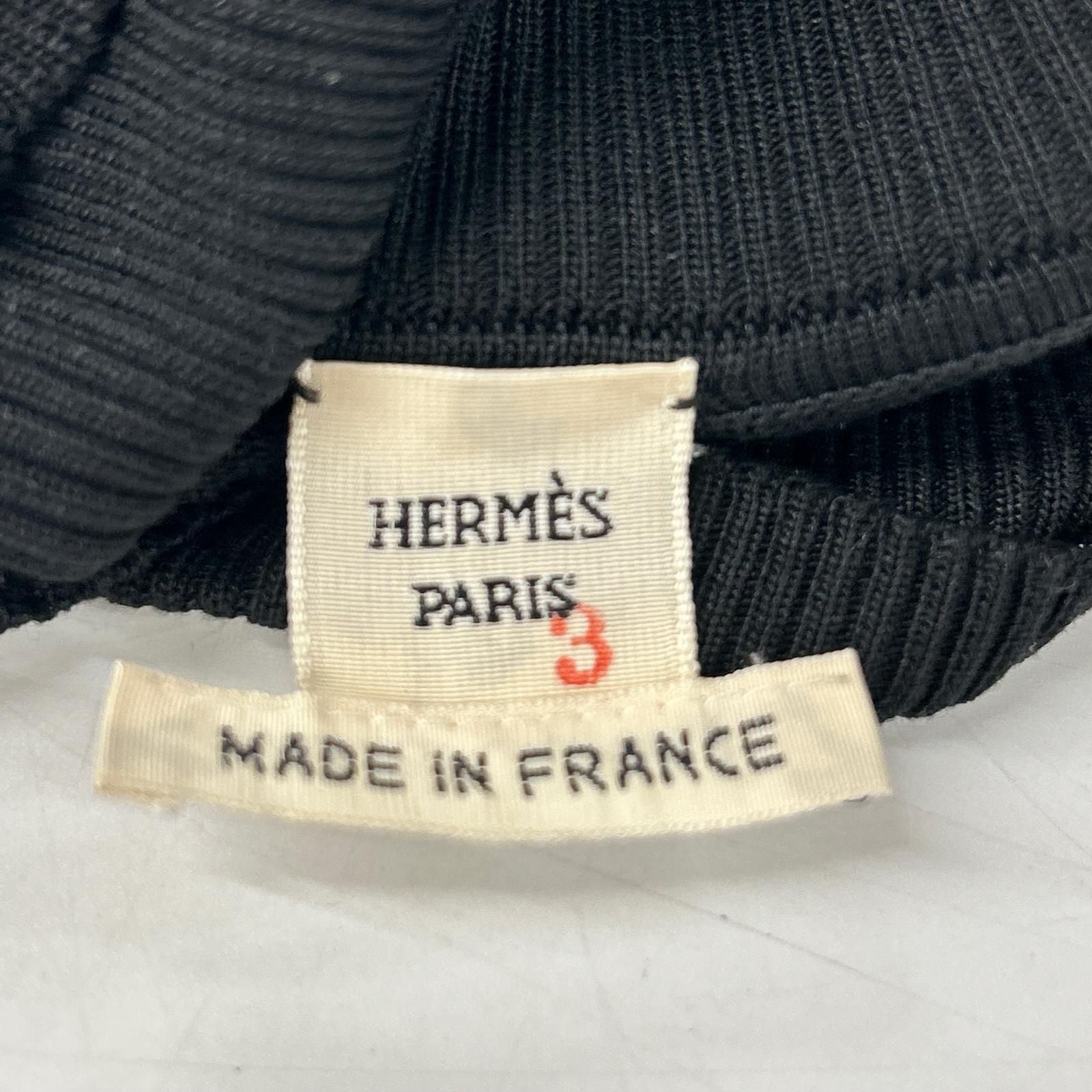 Hermes Era Black Ron Knit 34 Sweater — view 3