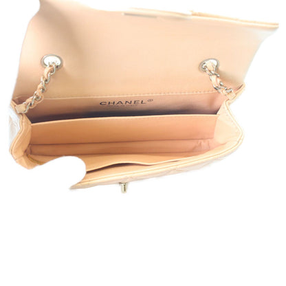 Chanel Apricot Beige Mini Quilted 17 Shoulder — view 7
