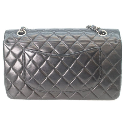 Chanel Black Lamb Silver Quilted 25 Shoulder — view 3
