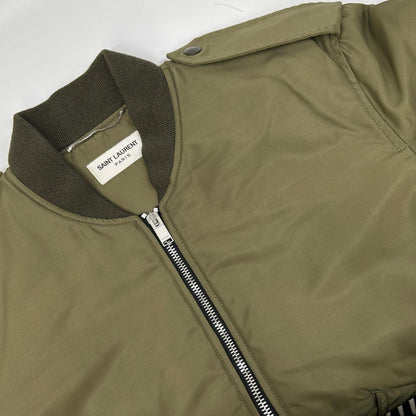Saint Laurent Paris Khaki lightjacket 46 Jacket — view 8