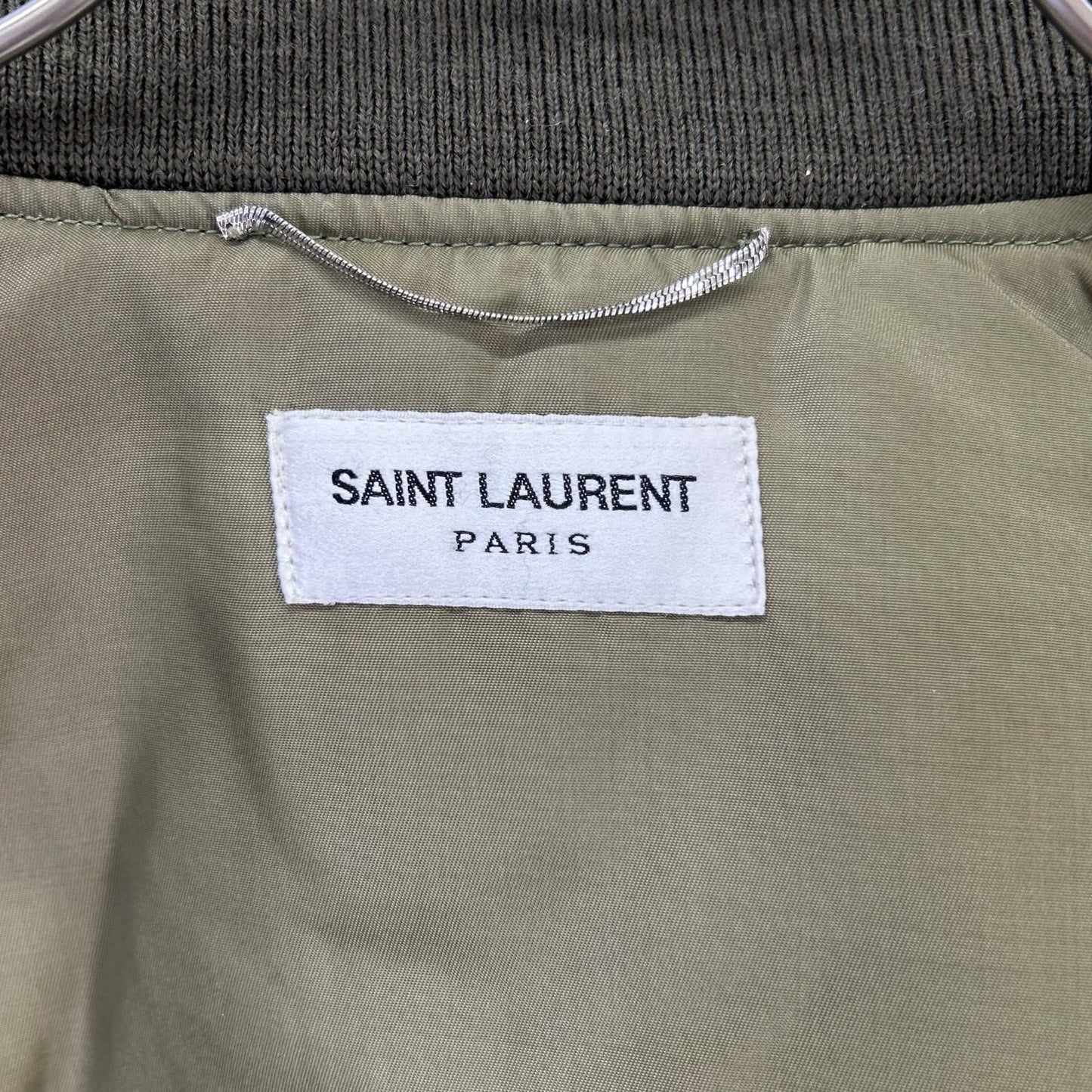 Saint Laurent Paris Khaki lightjacket 46 Jacket — view 4