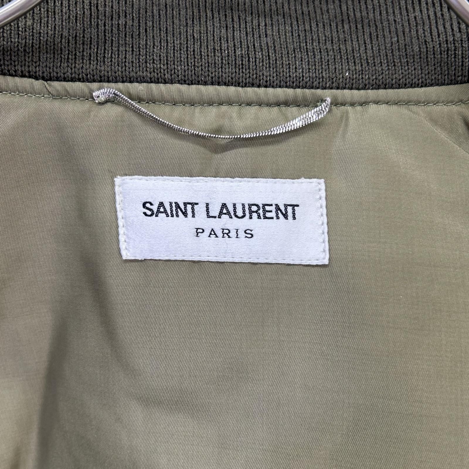 Saint Laurent Paris Khaki lightjacket 46 Jacket — view 4