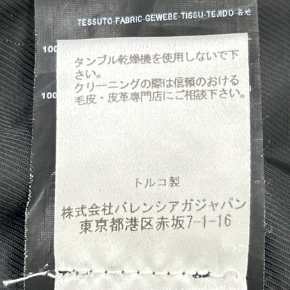 Balenciaga Black Lambskin Double Rider's Jacket 34 — view 6