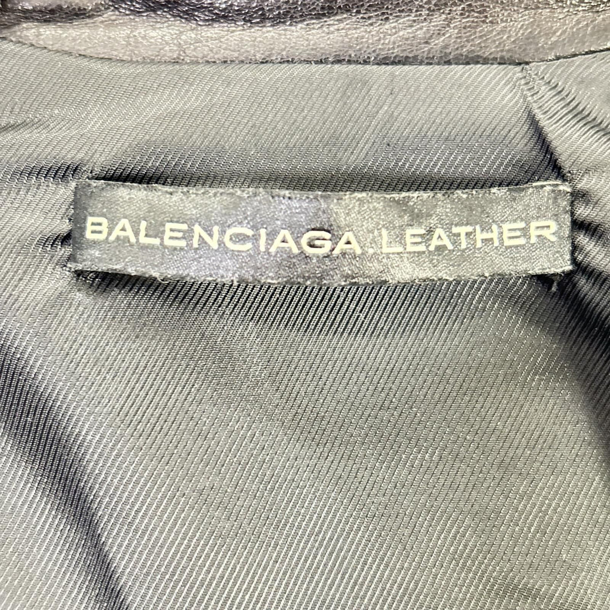 Balenciaga Black Lambskin Double Rider's Jacket 34 — view 4