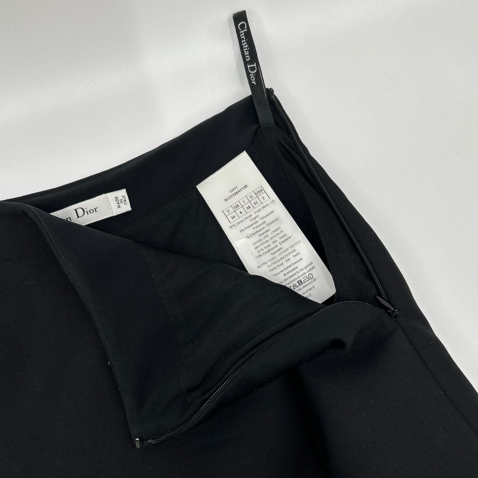 Dior Black Skirt 34 — view 6