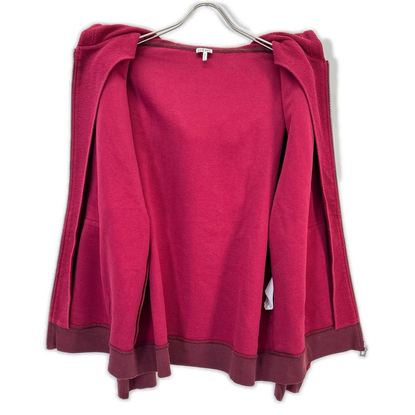 Loewe Red Toggle Hoodie — view 3