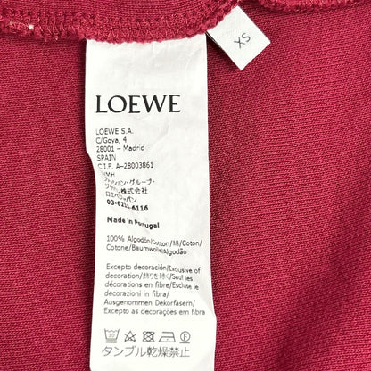 Loewe Red Toggle Hoodie — view 5