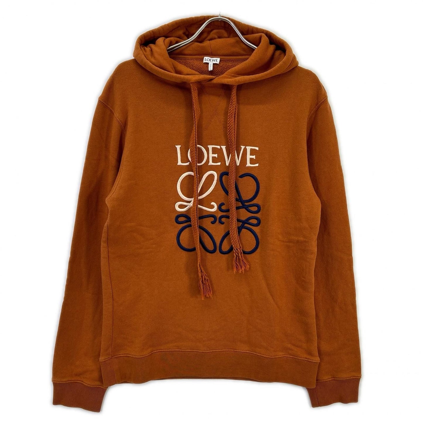 Loewe Beige Anagram Logo Embroidery Sweatshirt
