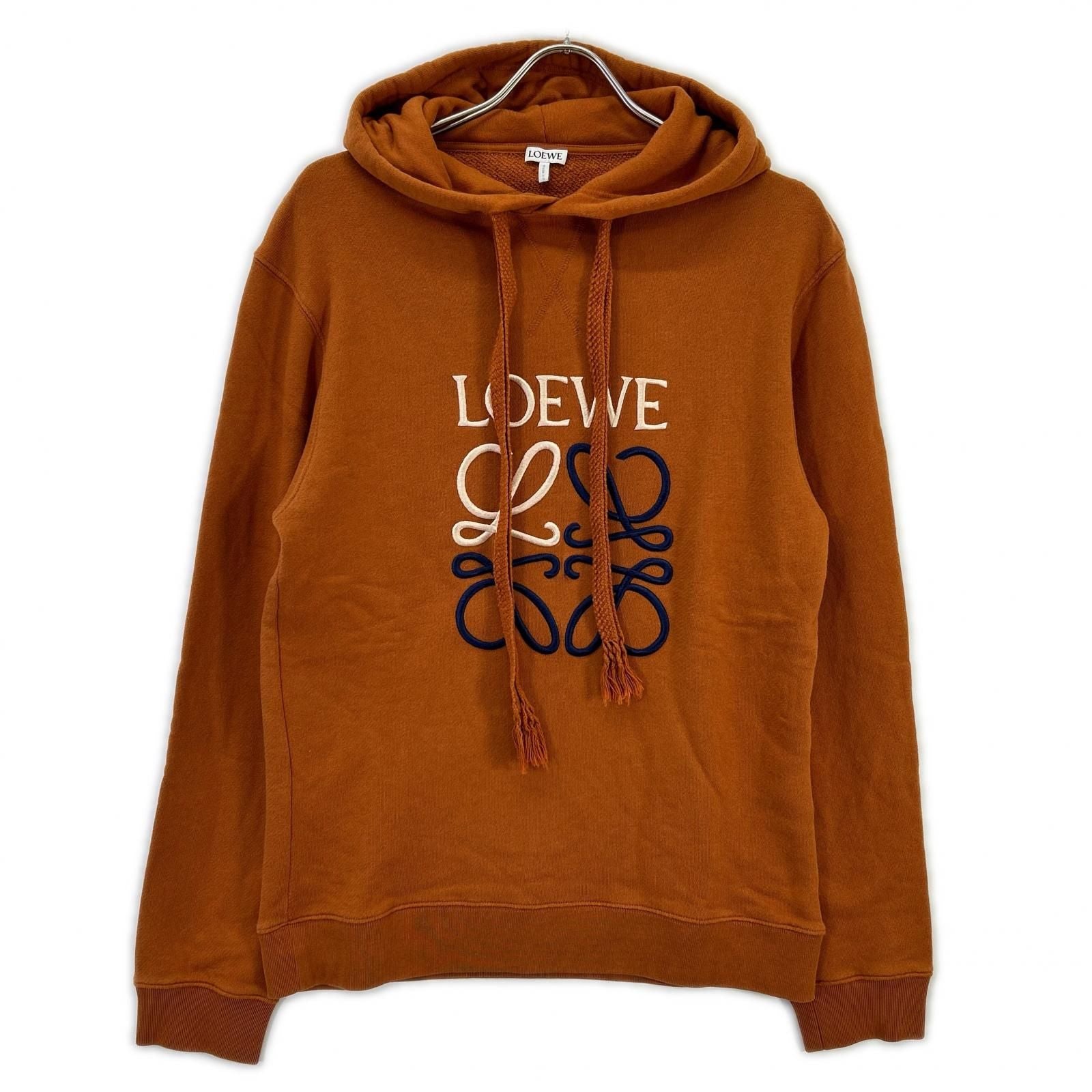 Loewe Beige Anagram Logo Embroidery Sweatshirt