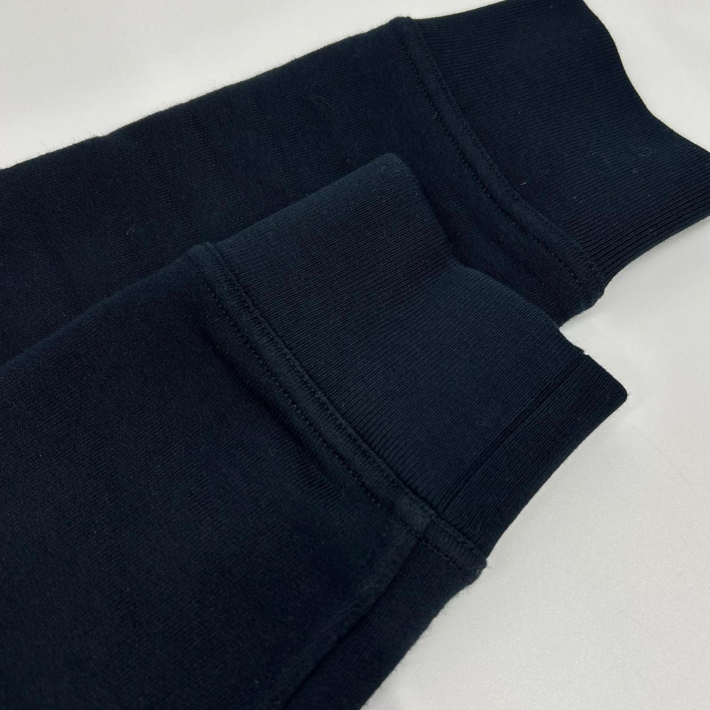 Hermes Navy Leather Patch Sweatshirt — view 8