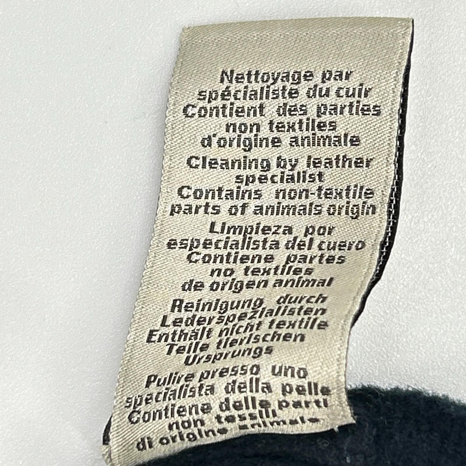 Hermes Navy Leather Patch Sweatshirt — view 5