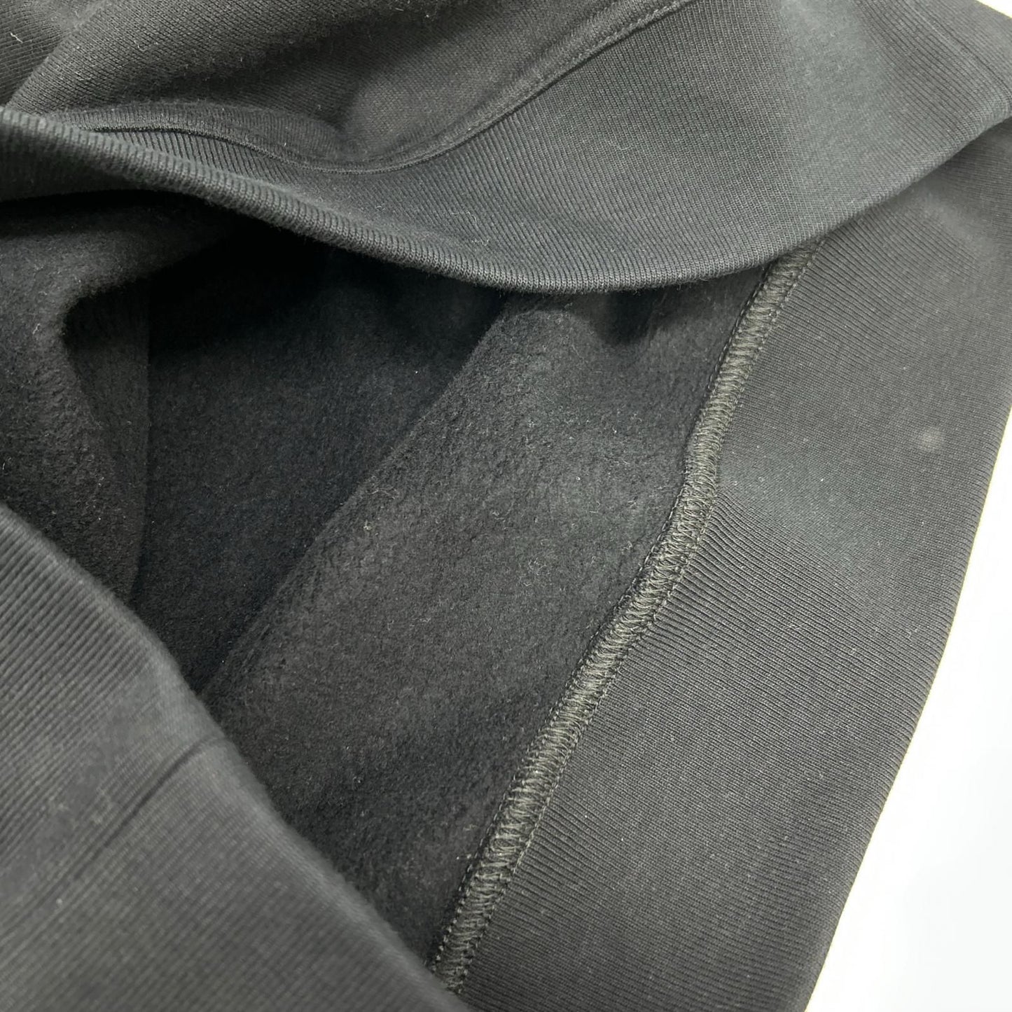 Hermes Navy Leather Patch Sweatshirt — view 9