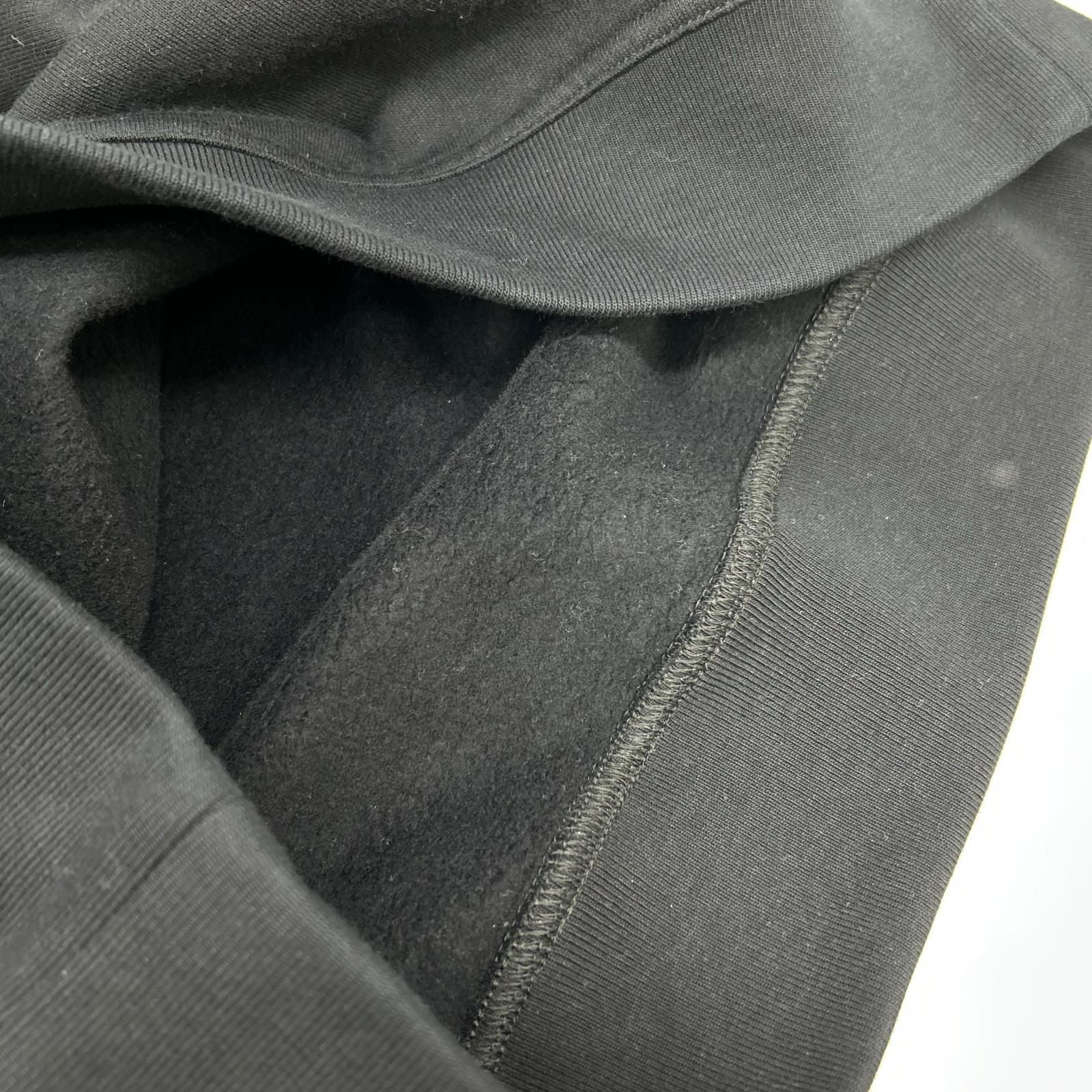 Hermes Navy Leather Patch Sweatshirt — view 9
