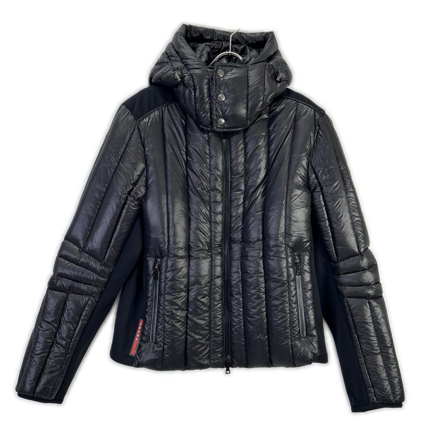 Prada Sport Black Nylon Cutreplacement Down Jacket 52