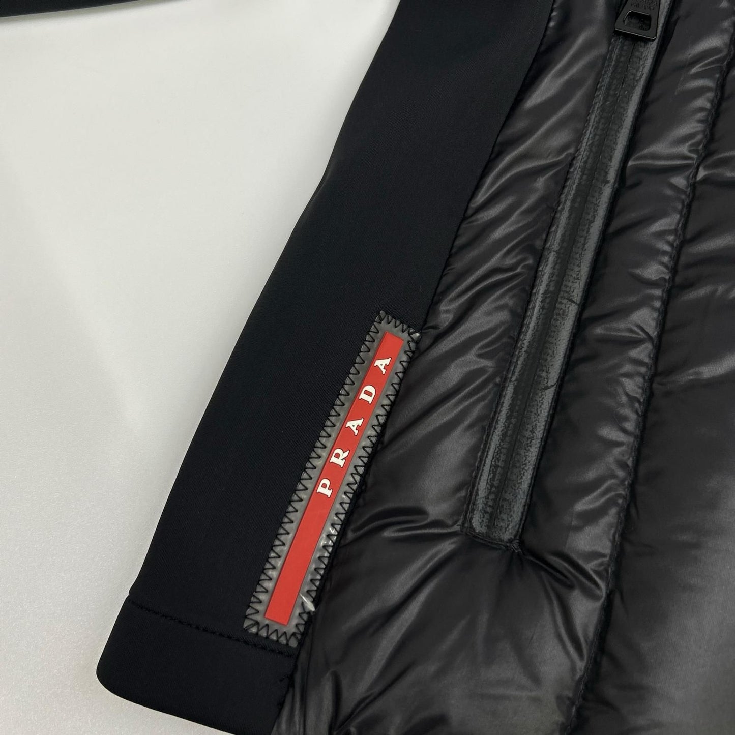 Prada Sport Black Nylon Cutreplacement Down Jacket 52 — view 9