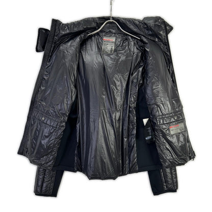 Prada Sport Black Nylon Cutreplacement Down Jacket 52 — view 3