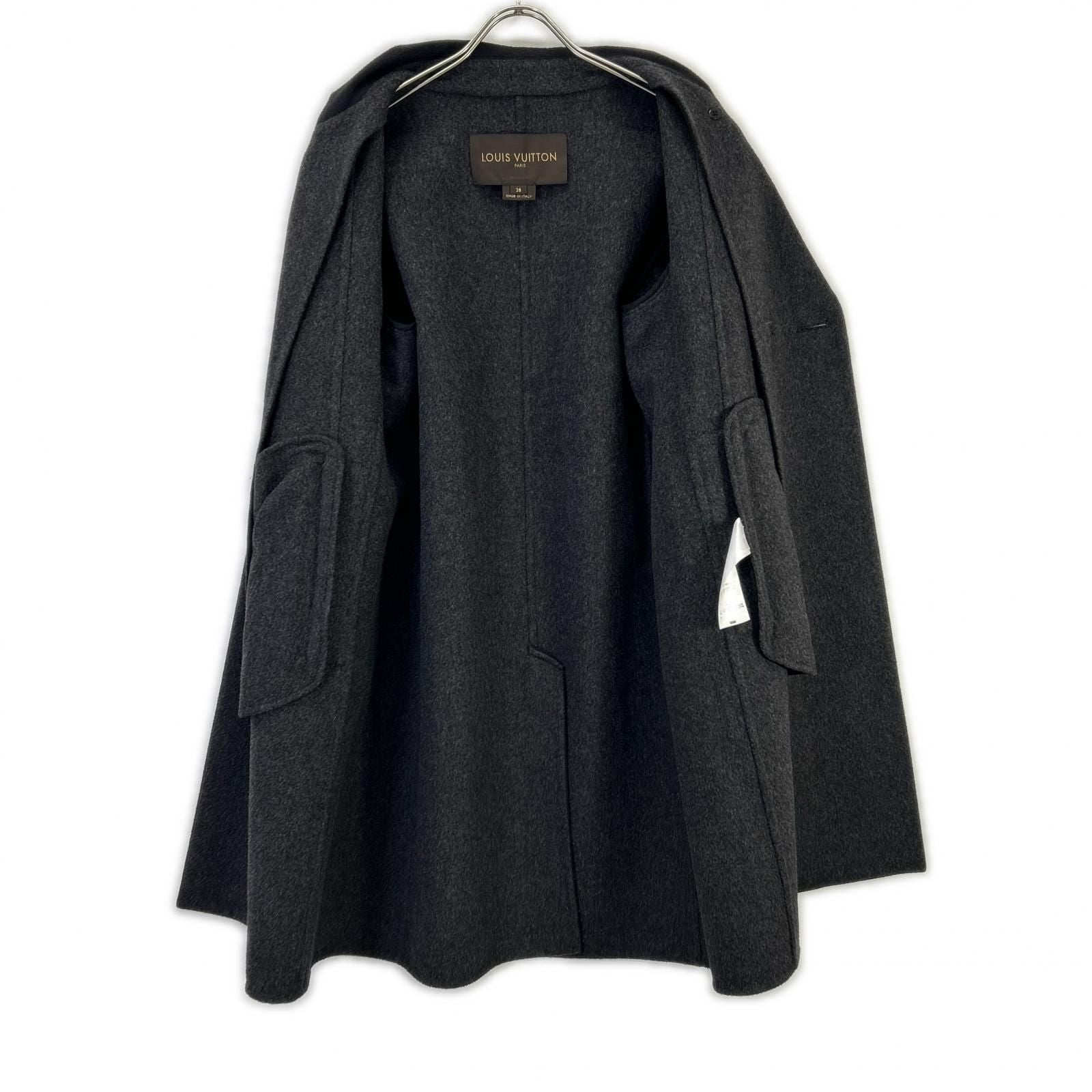 Louis Vuitton Angora Cashgora Mixed Coat 38 — view 3
