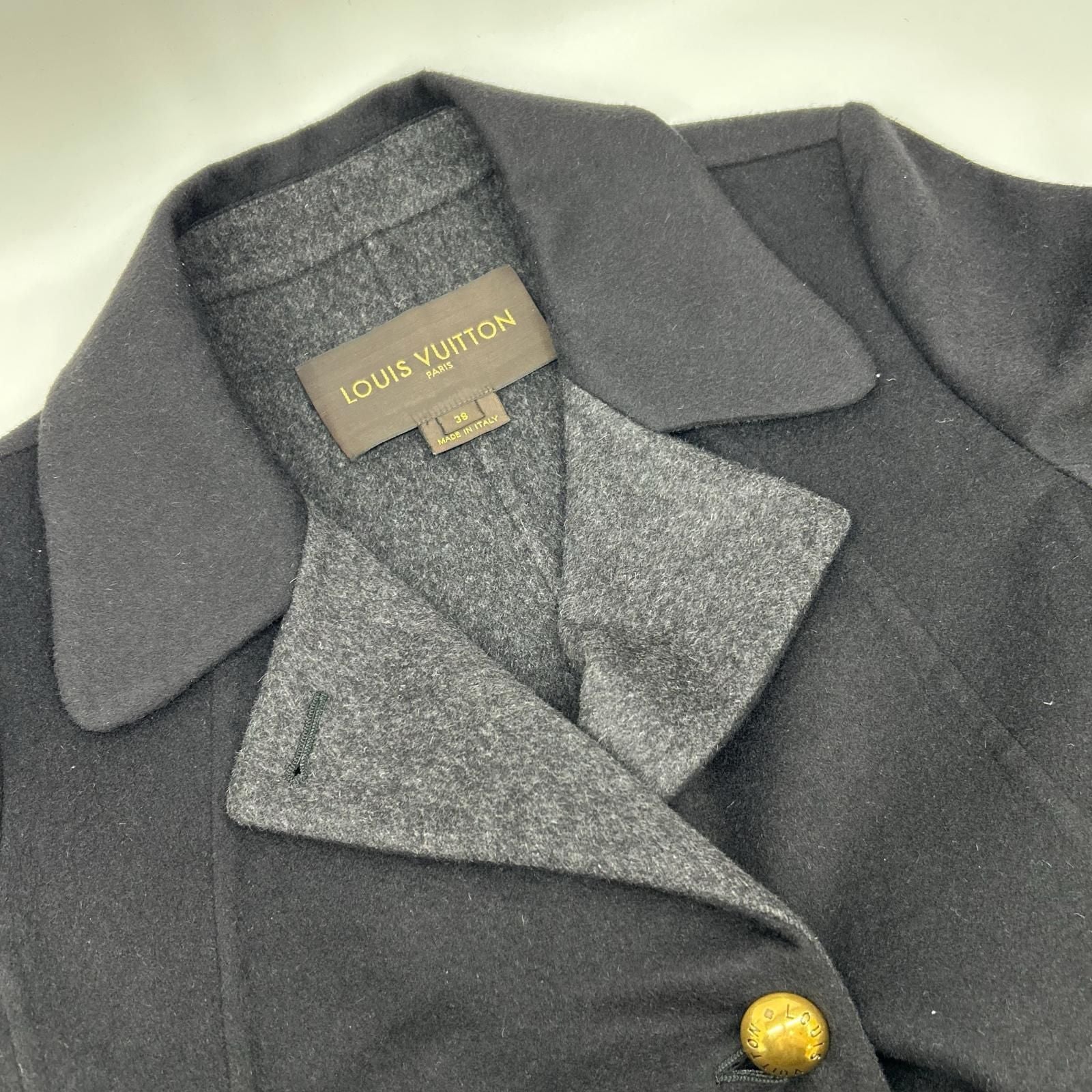 Louis Vuitton Angora Cashgora Mixed Coat 38 — view 9