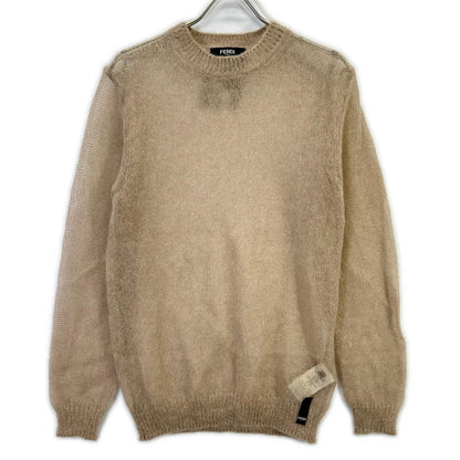 Fendi 23 Beige Knit 48 Sweater