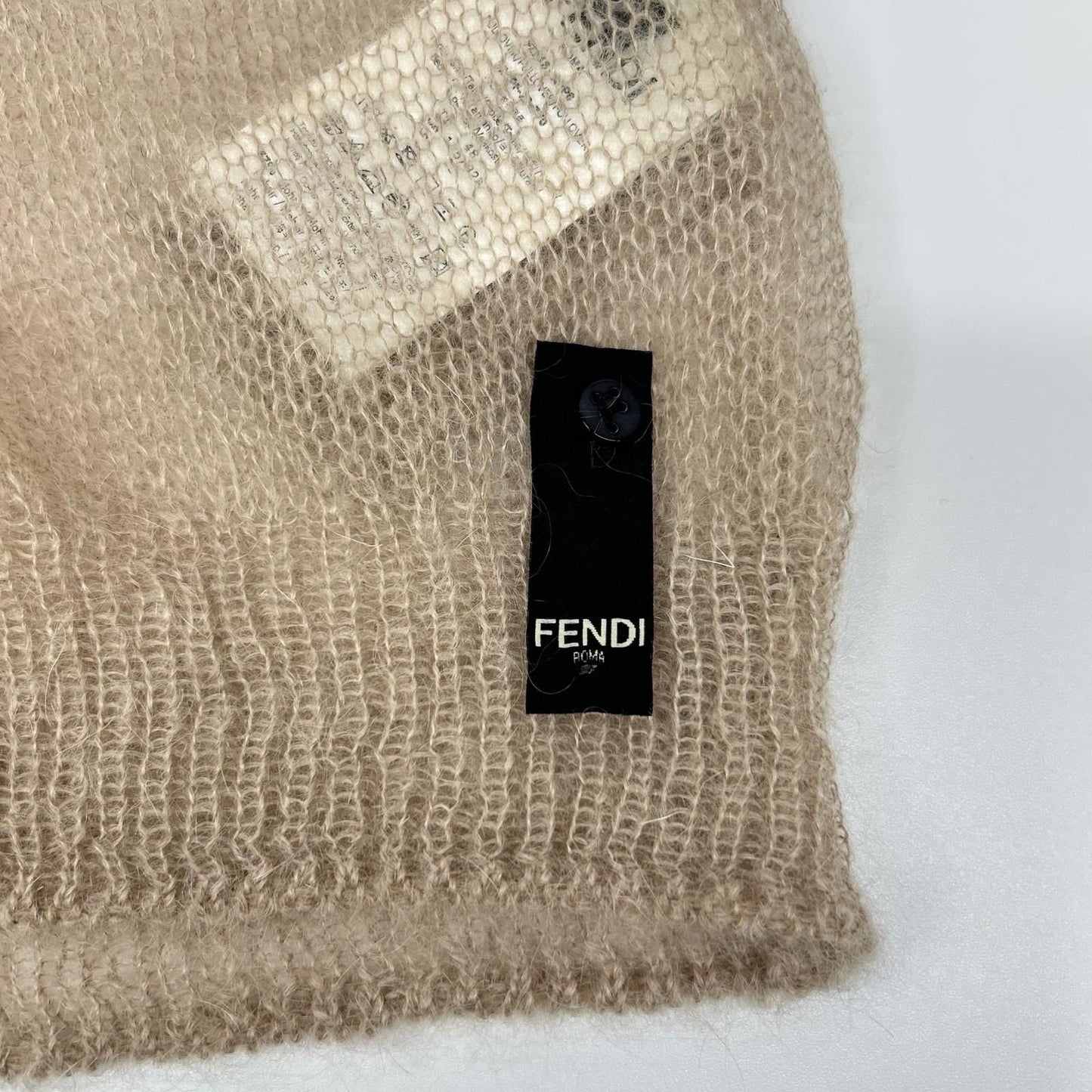 Fendi 23 Beige Knit 48 Sweater — view 7