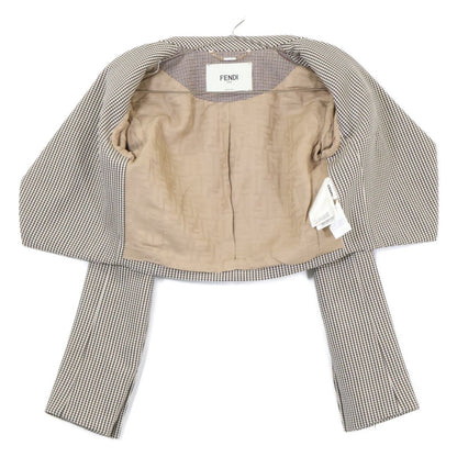 Fendi Aksm Gunclub Check Jacket Shorts Nts Set 38 — view 4