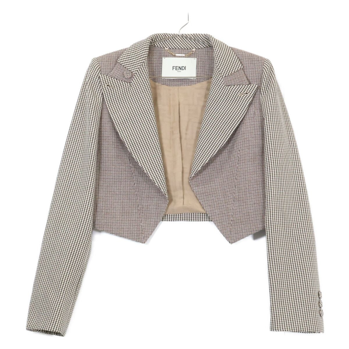 Fendi Aksm Gunclub Check Jacket Shorts Nts Set 38 — view 2