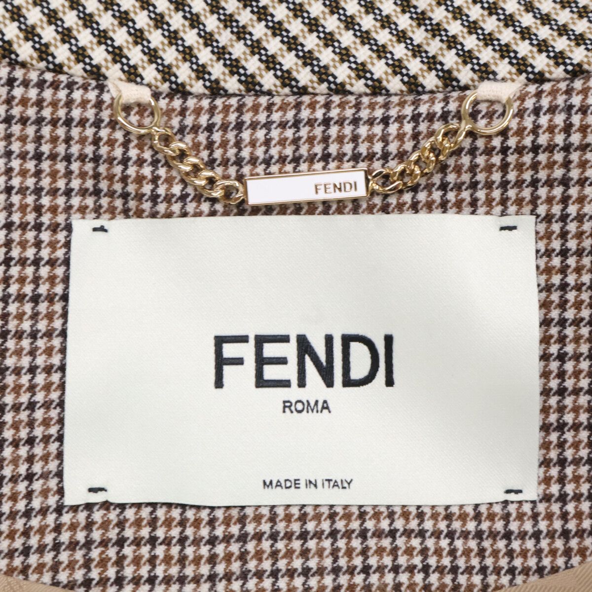 Fendi Aksm Gunclub Check Jacket Shorts Nts Set 38 — view 5