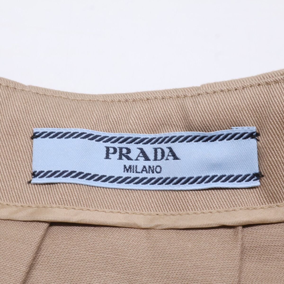 Prada Triangle Logo Leather Belt 36 — view 3
