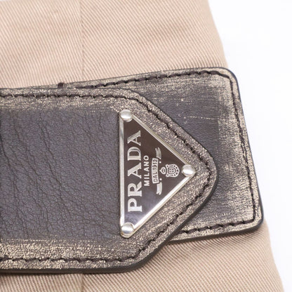 Prada Triangle Logo Leather Belt 36 — view 6