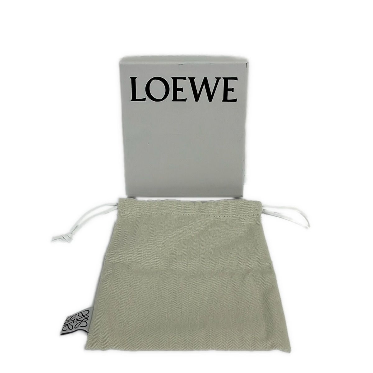 Loewe Coin Case Gray Beige Light Brown Pink L-shaped Zipper Leather — view 5