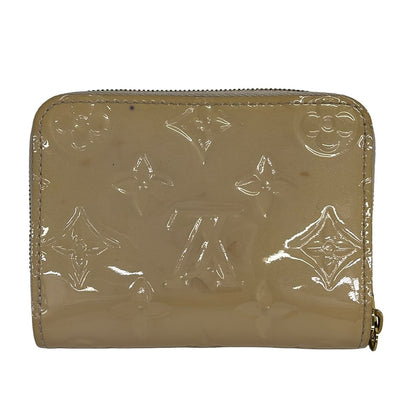 Louis Vuitton Coin Case Monogram Vernis Zippy Purse Rose Florentine Leather — view 2