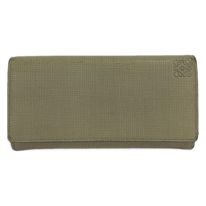 Loewe Wallet Linen Ivory Leather