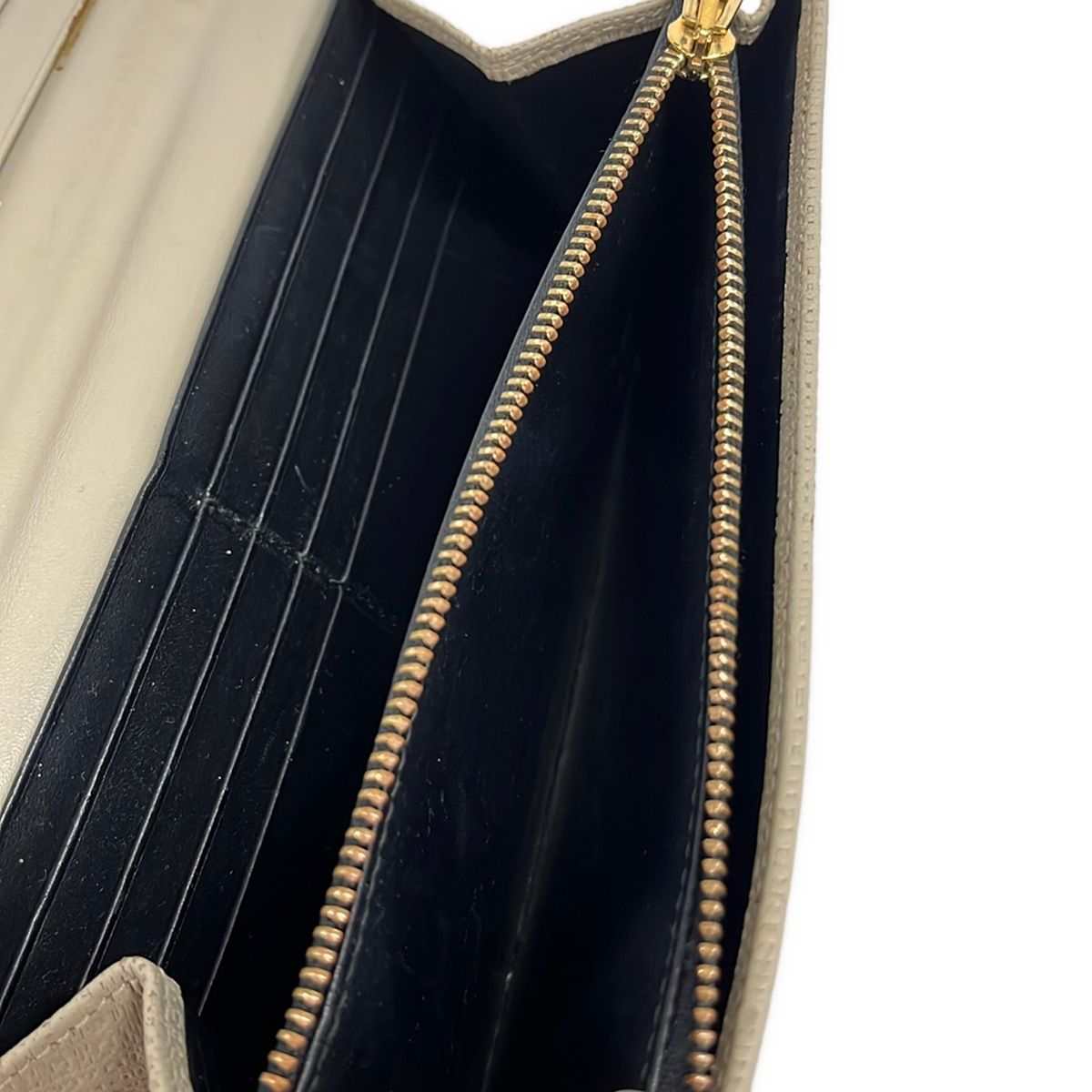 Loewe Wallet Linen Ivory Leather — view 5